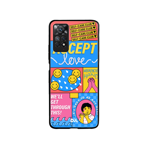 

DailyObjects Self-Love Club Glass Case Cover For Xiaomi Redmi Note 11 Pro