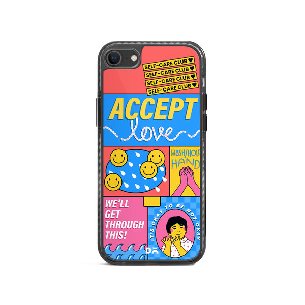 

DailyObjects Self-Love Club Stride 2.0 Case Cover For iPhone SE 2020