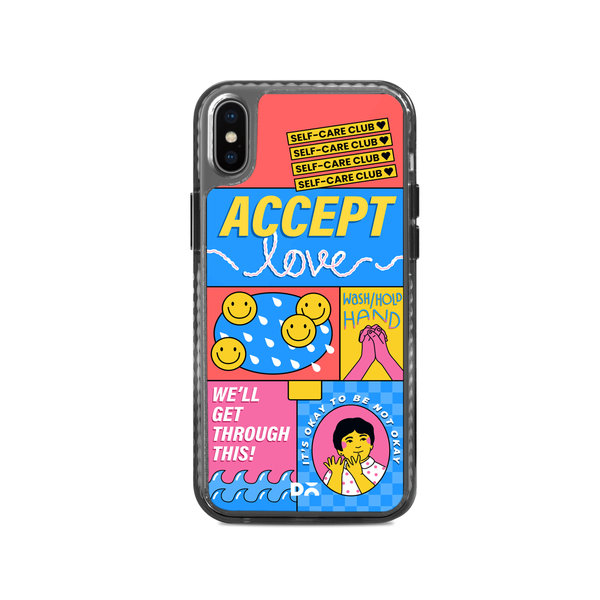 

DailyObjects Self-Love Club Stride 2.0 Case Cover For iPhone XS