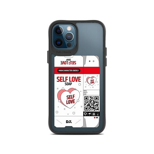 

DailyObjects Self Love Soap Black Hybrid Clear Case Cover For iPhone 12 Pro Max