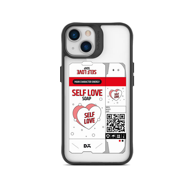 

DailyObjects Self Love Soap Black Hybrid Clear Case Cover For iPhone 14 Plus