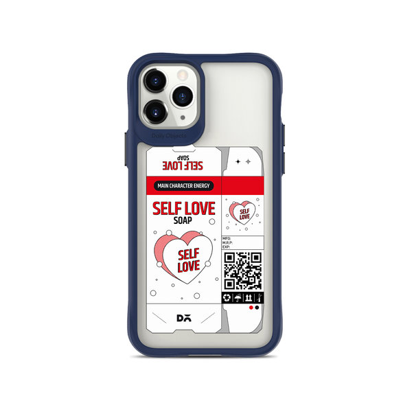 

DailyObjects Self Love Soap Blue Hybrid Clear Case Cover For iPhone 11 Pro Max