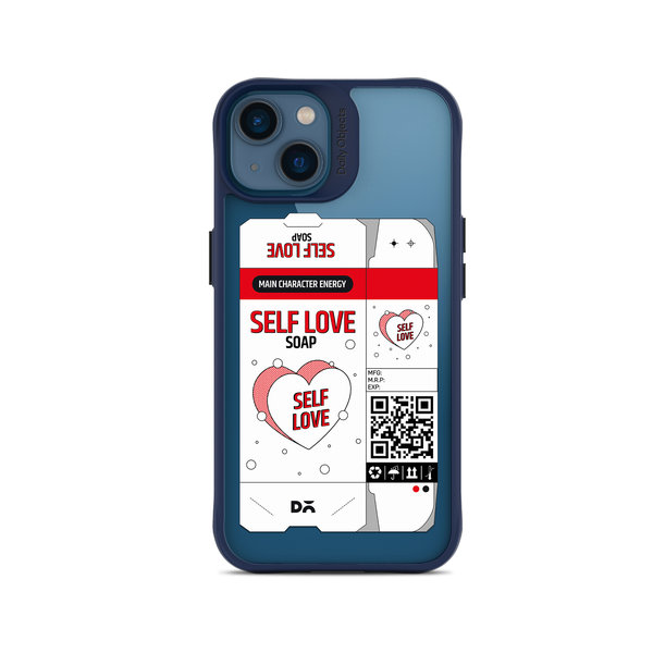 

DailyObjects Self Love Soap Blue Hybrid Clear Case Cover For iPhone 14 Plus