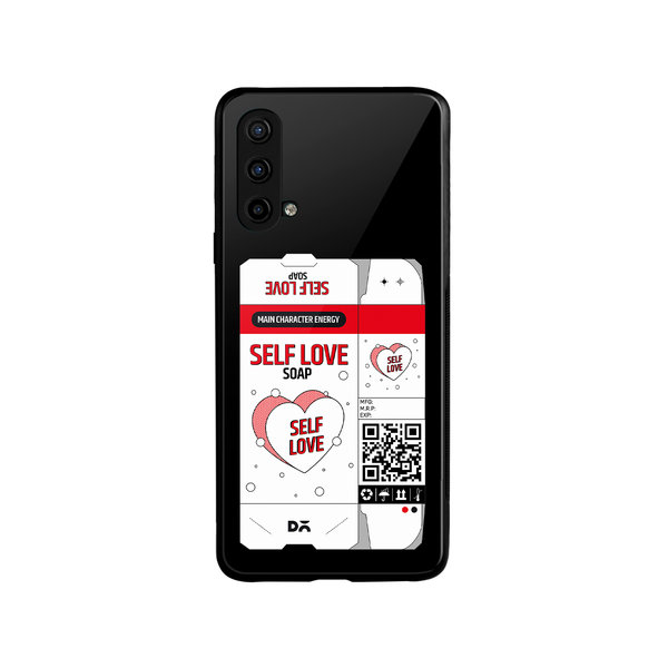 

DailyObjects Self Love Soap Glass Case Cover For OnePlus Nord CE