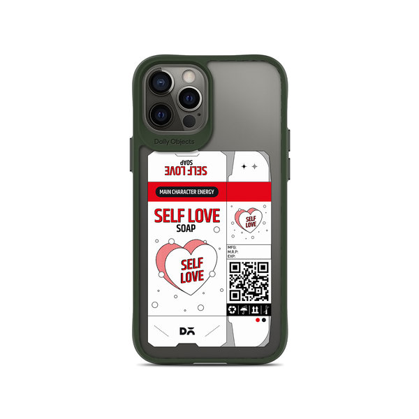 

DailyObjects Self Love Soap Green Hybrid Clear Case Cover For iPhone 12 Pro Max