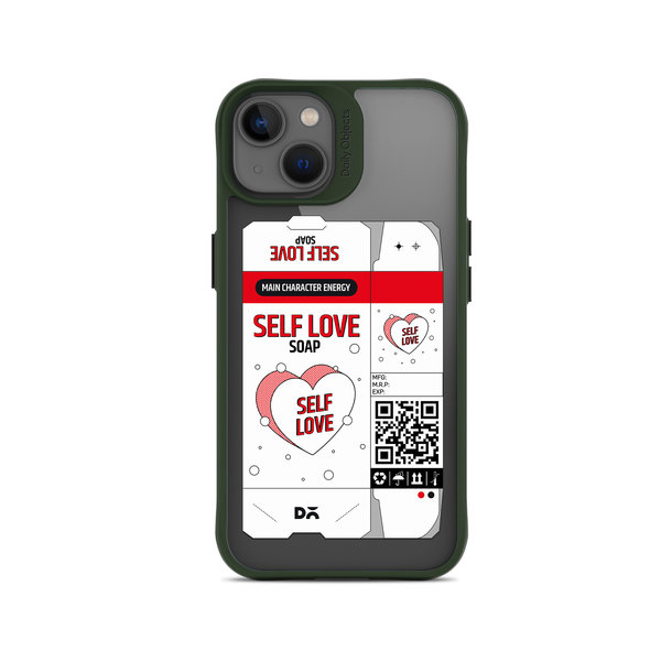 

DailyObjects Self Love Soap Green Hybrid Clear Case Cover For iPhone 13 Mini