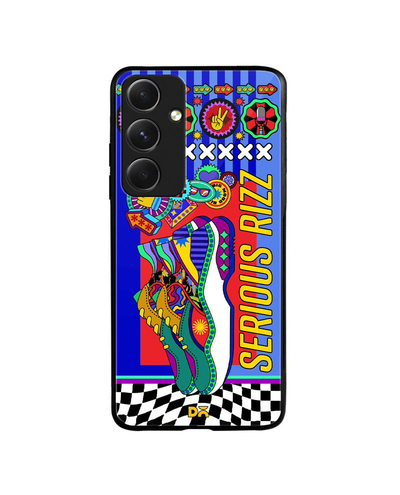 Serious Rizz Glass Case Cover For Samsung Galaxy S24 Plus