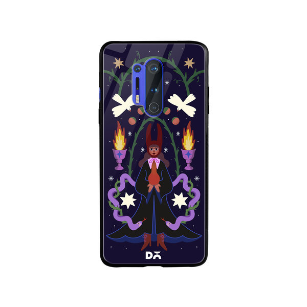 

DailyObjects Serpent Queen Glass Case Cover For OnePlus 8 Pro