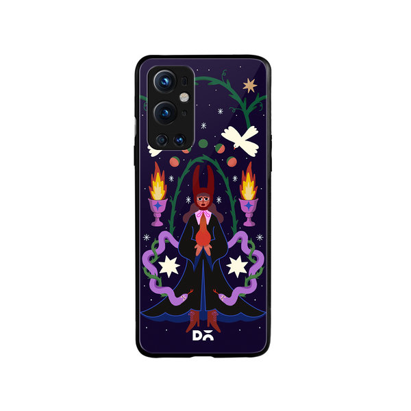 

DailyObjects Serpent Queen Glass Case Cover For OnePlus 9 Pro