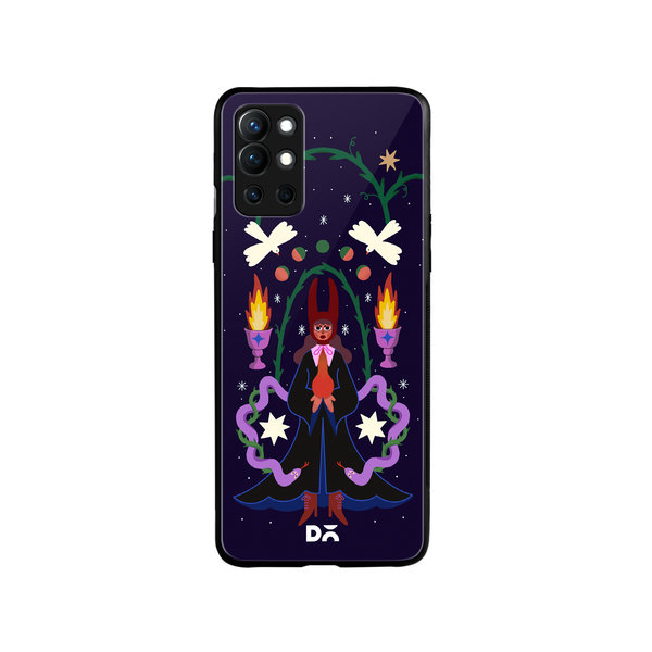 

DailyObjects Serpent Queen Glass Case Cover For OnePlus 9R