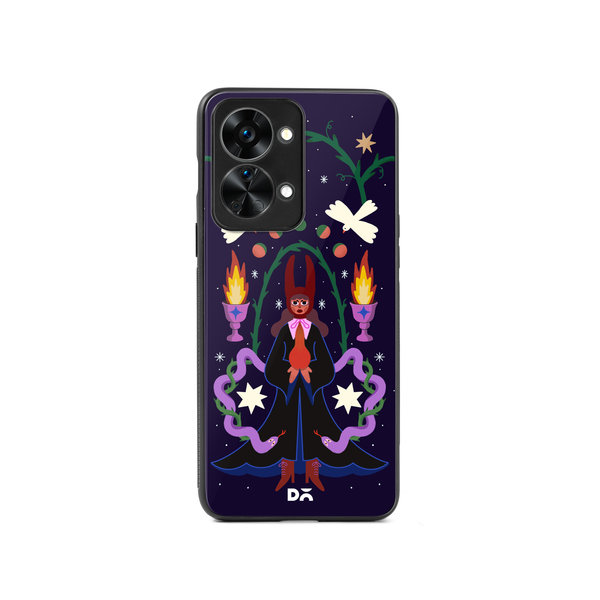

DailyObjects Serpent Queen Glass Case Cover For OnePlus Nord 2T