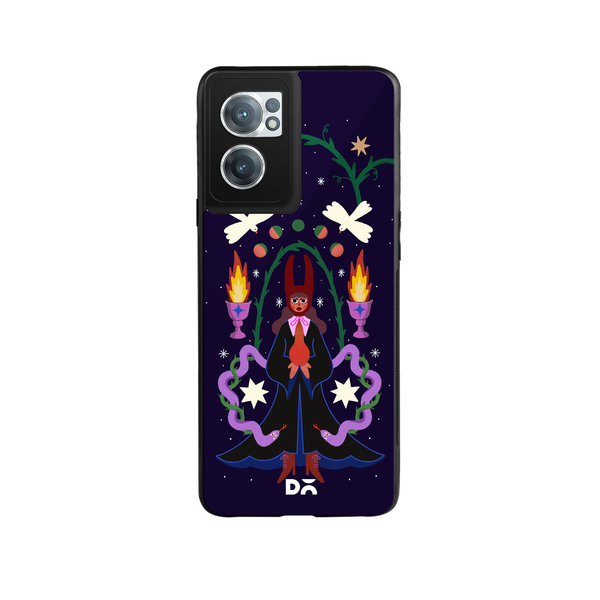 

DailyObjects Serpent Queen Glass Case Cover For OnePlus Nord CE 2