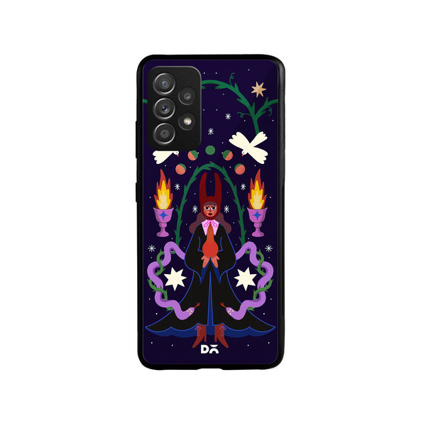 

DailyObjects Serpent Queen Glass Case Cover For Samsung Galaxy A53