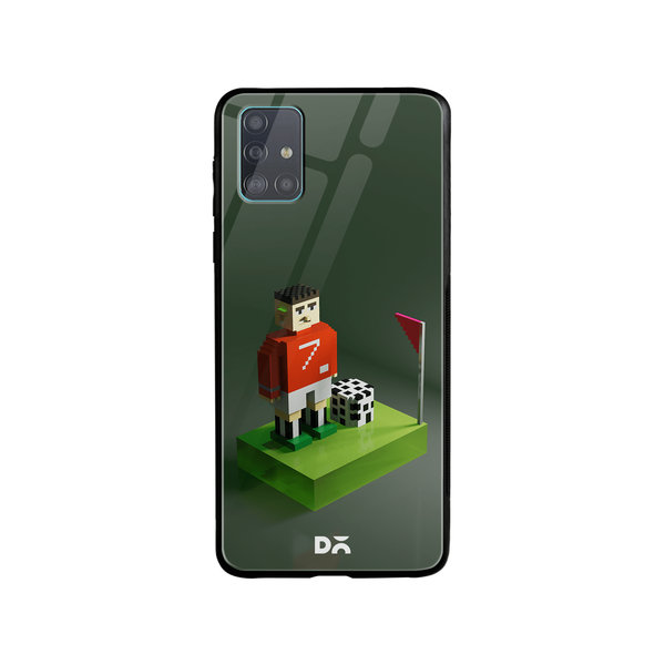 DailyObjects Seven Glass Case Cover For Samsung Galaxy A71