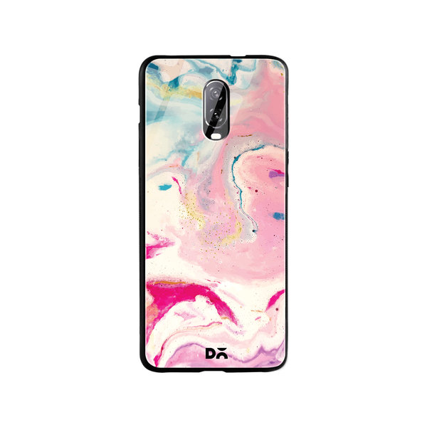 

DailyObjects Shades of Marble Glass Case Cover For OnePlus 7