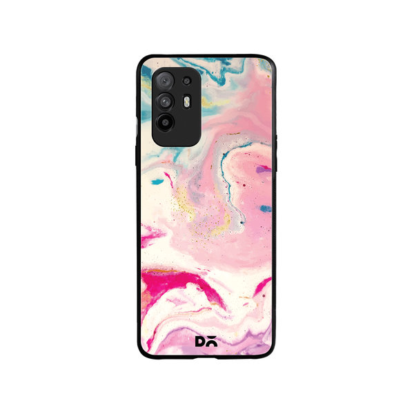 

DailyObjects Shades of Marble Glass Case Cover For Oppo F19 Pro Plus