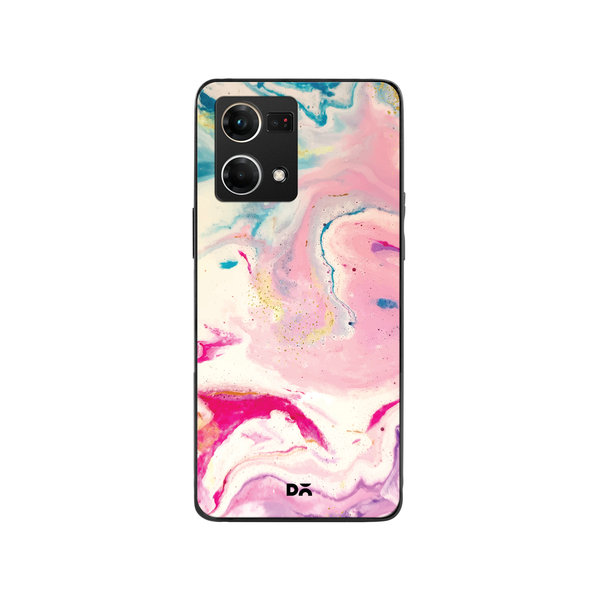 

DailyObjects Shades of Marble Glass Case Cover For Oppo F21 Pro