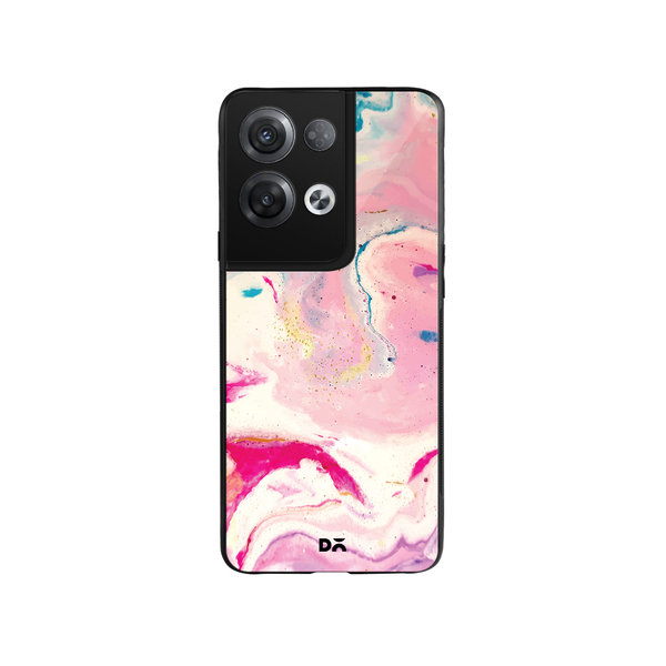 

DailyObjects Shades of Marble Glass Case Cover For Oppo Reno 8