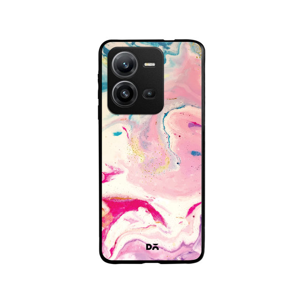 

DailyObjects Shades of Marble Glass Case Cover For Vivo V25