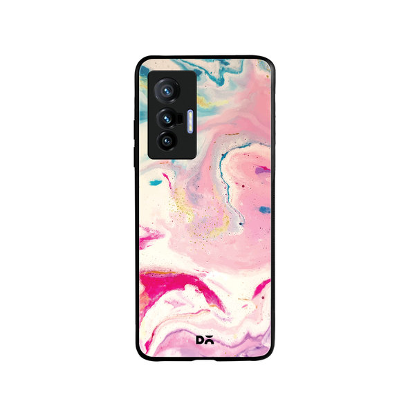 

DailyObjects Shades of Marble Glass Case Cover For Vivo X70