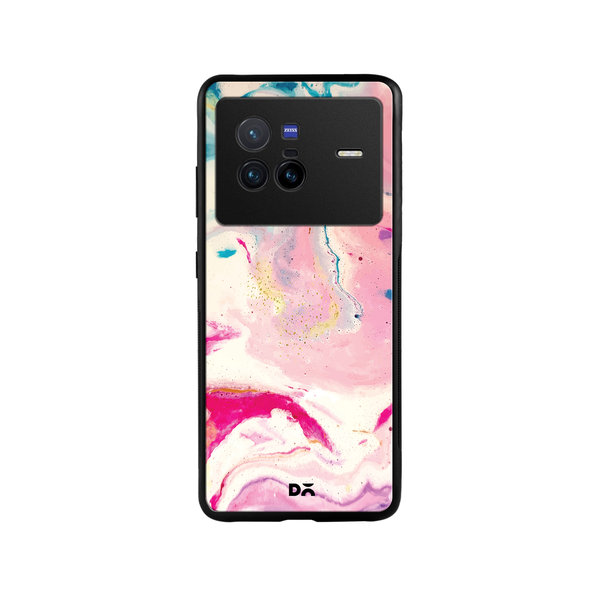 

DailyObjects Shades of Marble Glass Case Cover For Vivo X80