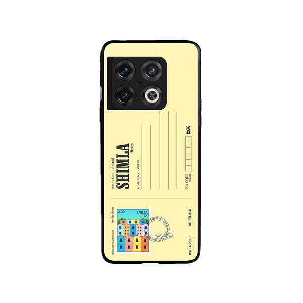

DailyObjects Shimla Summer Hill Postcard Glass Case Cover For OnePlus 10 Pro