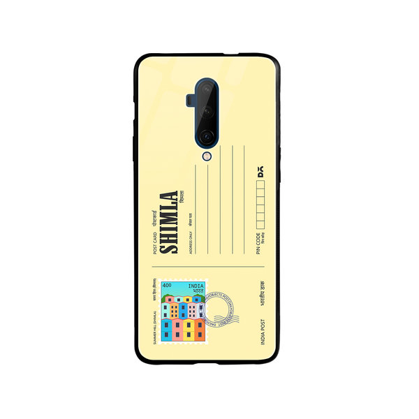 

DailyObjects Shimla Summer Hill Postcard Glass Case Cover For OnePlus 7T Pro