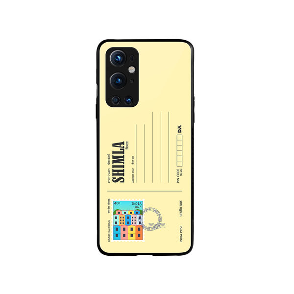 

DailyObjects Shimla Summer Hill Postcard Glass Case Cover For OnePlus 9 Pro