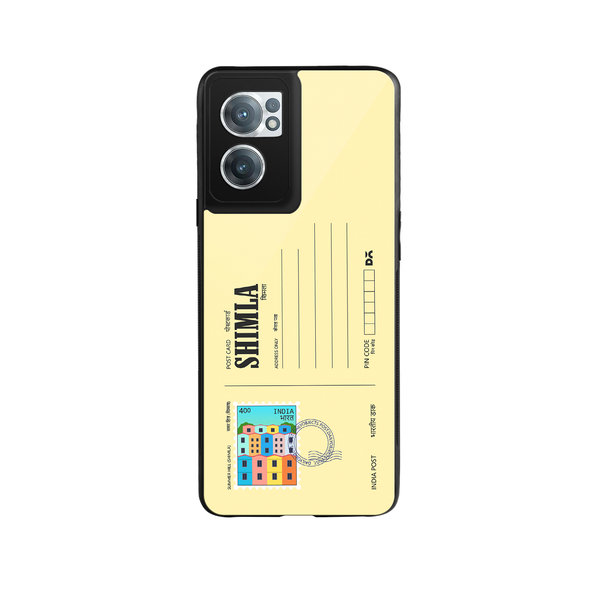 

DailyObjects Shimla Summer Hill Postcard Glass Case Cover For OnePlus Nord CE 2