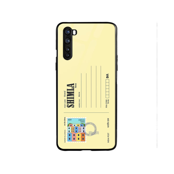 

DailyObjects Shimla Summer Hill Postcard Glass Case Cover For OnePlus Nord