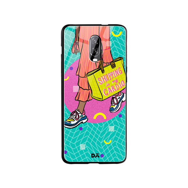 

DailyObjects Shopping Cardio Glass Case Cover For OnePlus 7