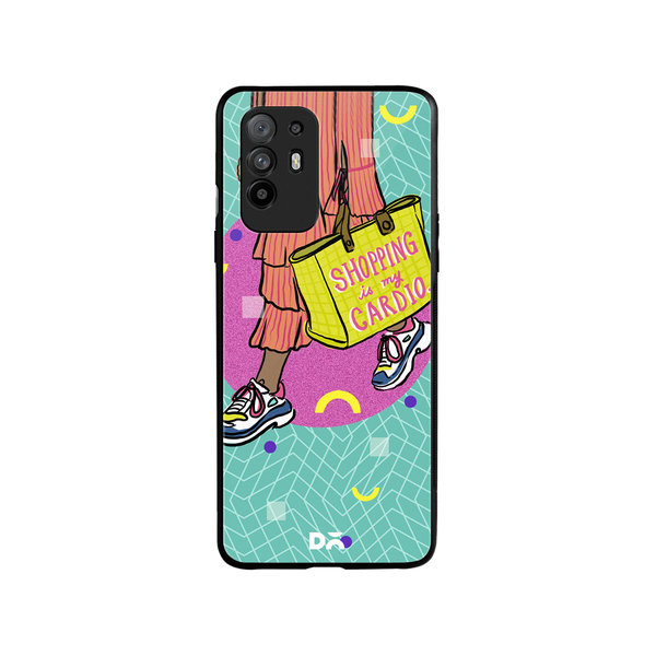 

DailyObjects Shopping Cardio Glass Case Cover For Oppo F19 Pro Plus