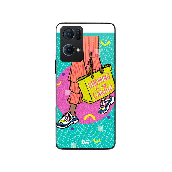 

DailyObjects Shopping Cardio Glass Case Cover For Oppo Reno 7 Pro