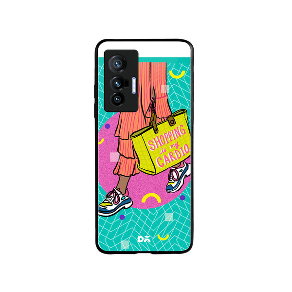 

DailyObjects Shopping Cardio Glass Case Cover For Vivo X70