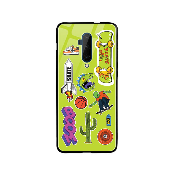 

DailyObjects Skater Glass Case Cover For OnePlus 7T Pro