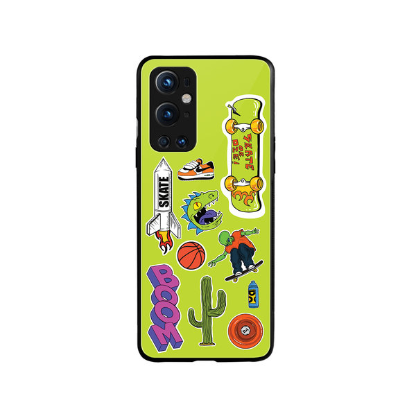 

DailyObjects Skater Glass Case Cover For OnePlus 9 Pro