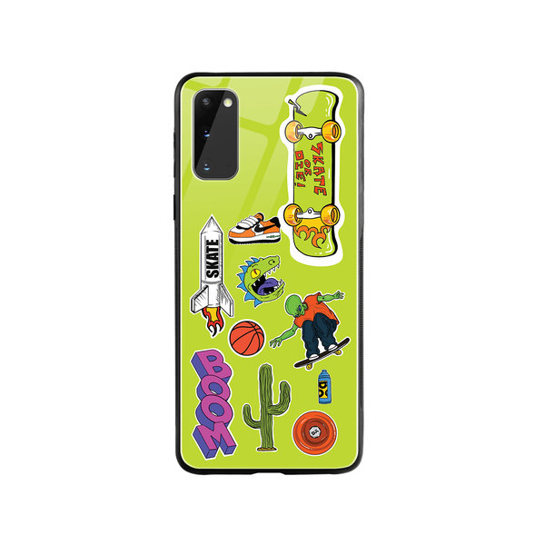 

DailyObjects Skater Glass Case Cover For Samsung Galaxy S20
