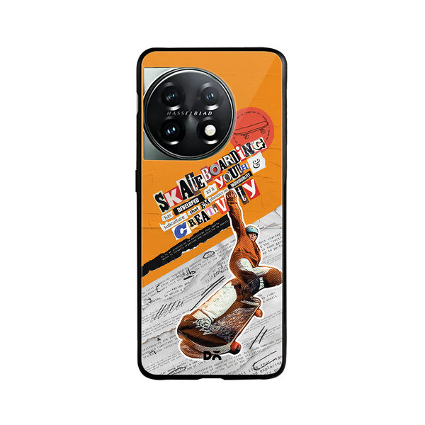 

DailyObjects Skater Subculture Glass Case Cover For OnePlus 11 5G