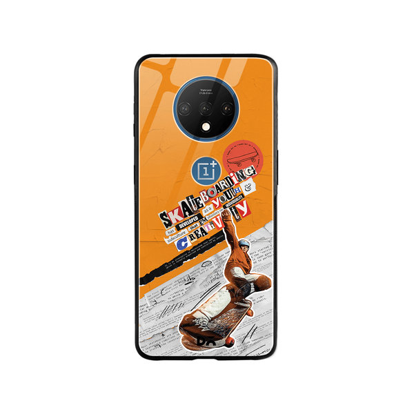 

DailyObjects Skater Subculture Glass Case Cover For OnePlus 7T
