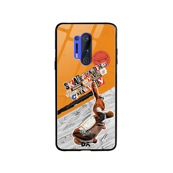 

DailyObjects Skater Subculture Glass Case Cover For OnePlus 8 Pro