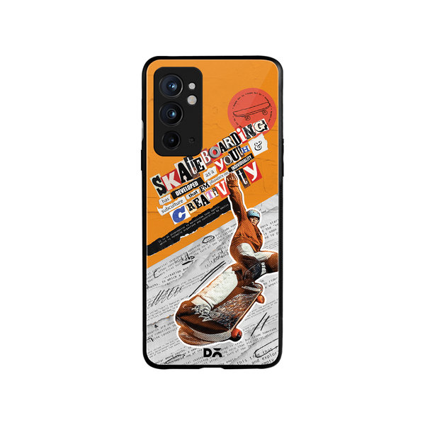 

DailyObjects Skater Subculture Glass Case Cover For OnePlus 9RT