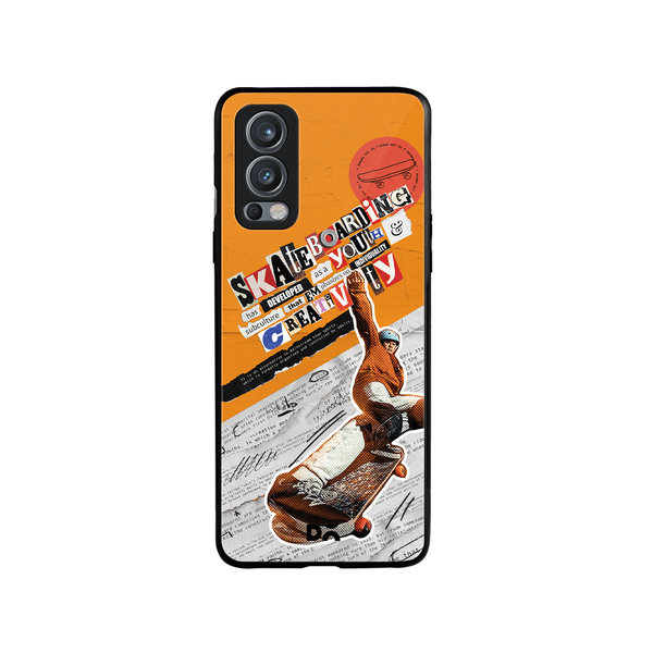 

DailyObjects Skater Subculture Glass Case Cover For OnePlus Nord 2