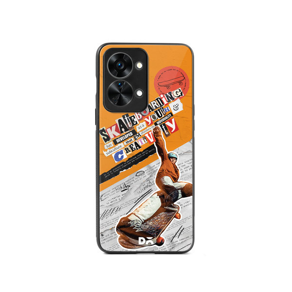 

DailyObjects Skater Subculture Glass Case Cover For OnePlus Nord 2T