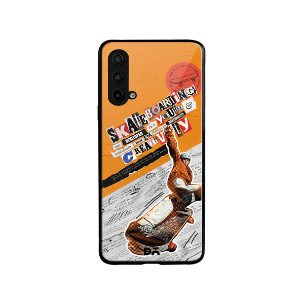 

DailyObjects Skater Subculture Glass Case Cover For OnePlus Nord CE