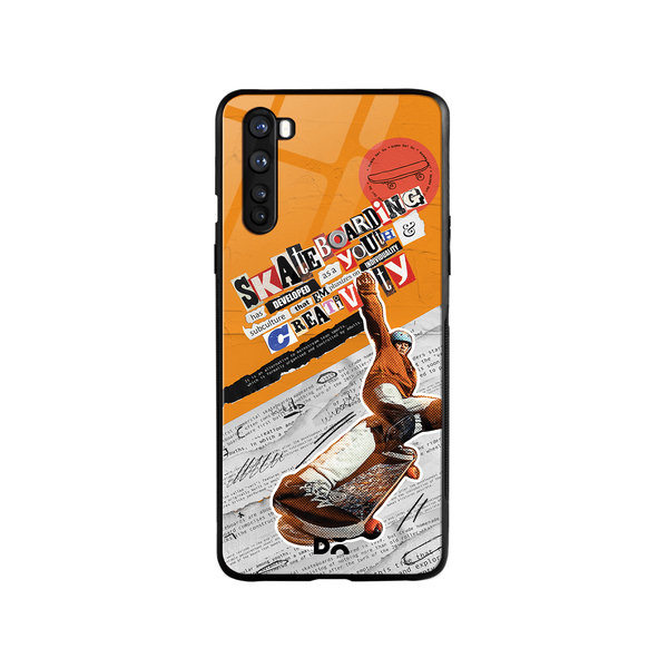 

DailyObjects Skater Subculture Glass Case Cover For OnePlus Nord