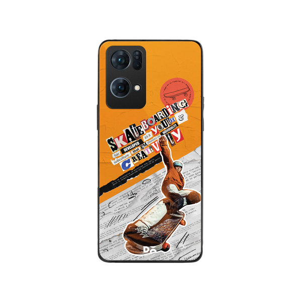 

DailyObjects Skater Subculture Glass Case Cover For Oppo Reno 7 Pro