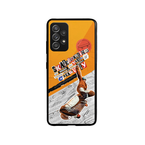

DailyObjects Skater Subculture Glass Case Cover For Samsung Galaxy A53