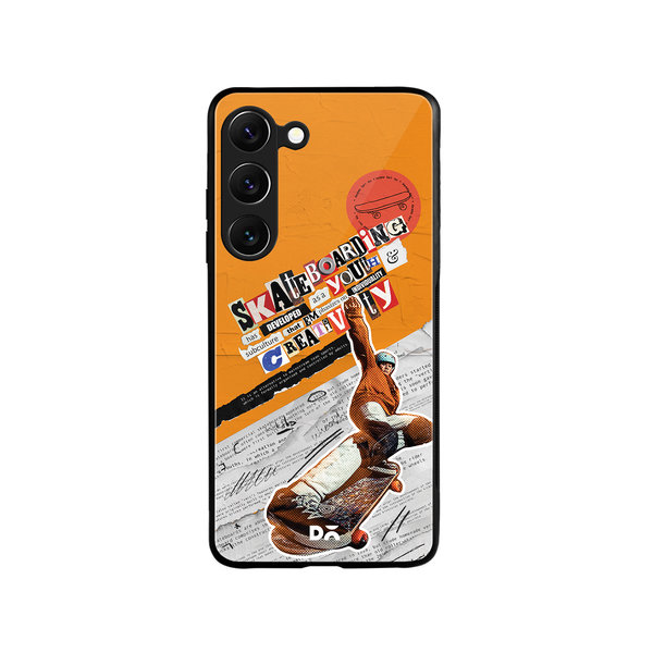 

DailyObjects Skater Subculture Glass Case Cover For Samsung Galaxy S23 Plus