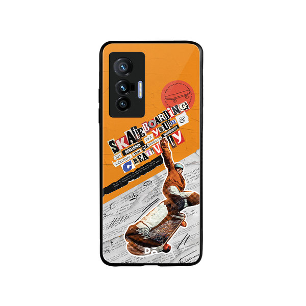 

DailyObjects Skater Subculture Glass Case Cover For Vivo X70