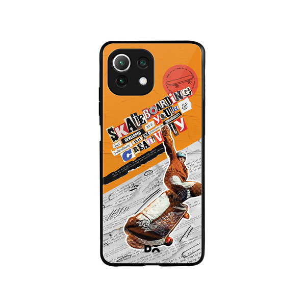 

DailyObjects Skater Subculture Glass Case Cover For Xiaomi Mi 11 Lite